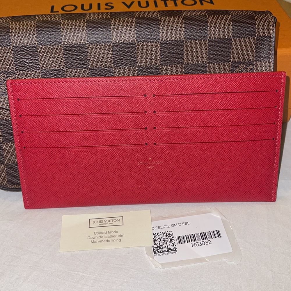 LOUIS VUITTON FELICIE INSERT WALLET CREDIT CARD HOLDER